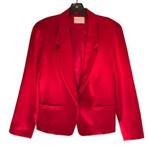 Pendelton Red Wool Jacket.     L